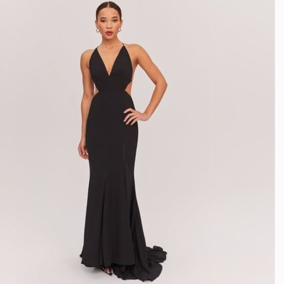 chinese dress ladies Long Sexy Mermaid Prom Dress with Cut Out main image 0